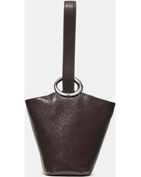 Kate Spade - Halo Glazed Leather Mini Bucket Bag - Lyst