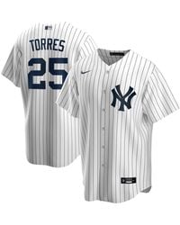 Nike Gleyber Torres White New York Yankees Home Replica Player Name Jersey