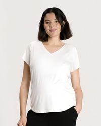 Nom Maternity - Maternity The Nursing Tee - Lyst