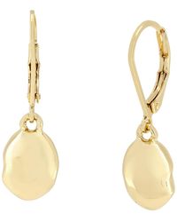 Robert Lee Morris - Silver Bean Drop Earrings - Lyst