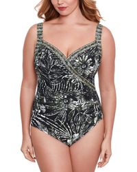 Miraclesuit - Plus Size Sanibel Printed One-piece Swimsuit - Lyst