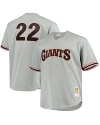 Mitchell & Ness - Will Clark San Francisco Giants Big And Tall Cooperstown Collection Mesh Batting Practice Jersey - Lyst