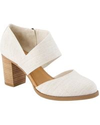 TOMS - Milan Nova Block Heel Dress Pumps - Lyst