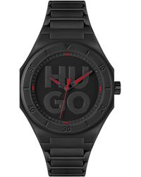 HUGO - Grail Quartz Silicone Watch 42mm - Lyst