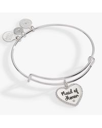 ALEX AND ANI - Maid Of Honor Heart Bangle Bracelet - Lyst