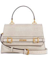 Guess - Sestri Top Handle Small Flap Handbag - Lyst