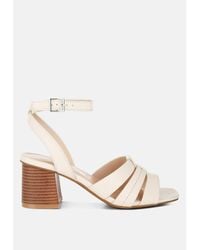 LONDON RAG - Signora Pin Buckle Ankle Strap Sandals - Lyst