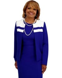 Kasper - Combo Yoke Long-sleeve Jacket - Lyst