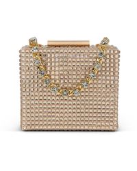 Badgley Mischka - Woman's Serenity Crystal Box Clutch - Lyst