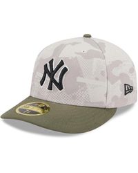 KTZ - Light Beige/olive New York Yankees 2025 Armed Forces Day Low Profile 59fifty Fitted Hat - Lyst