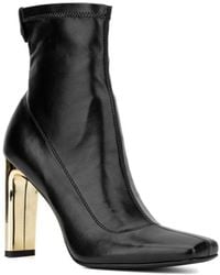 TORGEIS - Chiara Squared Toe Heel Bootie - Lyst