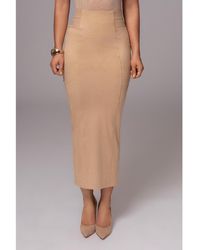 JLUXLABEL - Phoenix Suede Skirt - Lyst