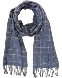 V. Fraas - Prince Of Wales Plaid Scarf - Lyst