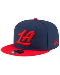 KTZ - Navy/red La Clippers 2-tone 9fifty Snapback Hat - Lyst