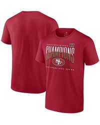 Fanatics - San Francisco 49ers 2023 Nfc Champions Not Done Yet Big And Tall T-shirt - Lyst