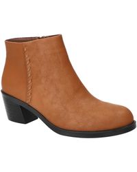 Easy Street - Belmont Ankle Block Heel Booties - Lyst