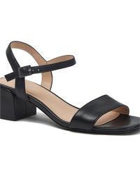 Lands' End - Essential Leather Block Heels - Lyst