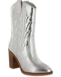 MIA - Raylyn Block Heel Western Boots - Lyst