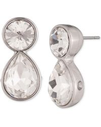 ピアス Givenchy Silver-Tone Pave Nugget Stud Earrings Givenchy Silver-tone Pave nugget Stud Earrings in Metallic
