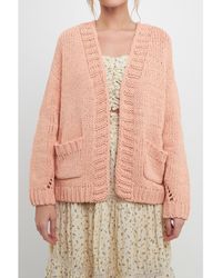 Free the Roses - Over D Chunky Cardigan - Lyst
