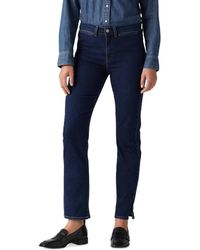 Levi's - High-rise Tailored 724 Straight-leg Jeans - Lyst