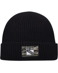 New York Rangers adidas Reverse Retro 2.0 Pom Cuffed Knit Hat