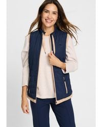 Olsen - 2-in-1 Reversible Quilted Vest - Lyst