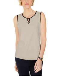 karen scott sleeveless tops