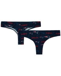 Concepts Sport - New England Patriots Mosaic All Over Print Thong - Lyst