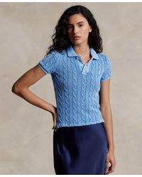Polo Ralph Lauren - Cable-knit Polo Shirt - Lyst