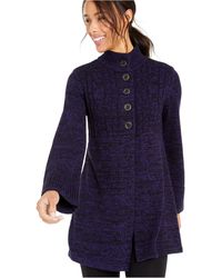 macys long sweater coats