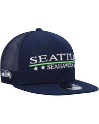 KTZ Seattle Seahawks Wowie Snapback Cap in Blue for Men