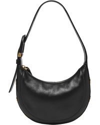 Fossil - Harwell Leather Crescent Bag - Lyst