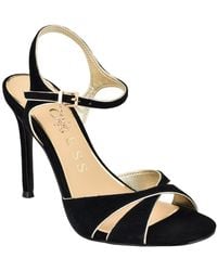 Guess - Chaylen Suede Ankle Charms Stiletto Dress Sandals - Lyst