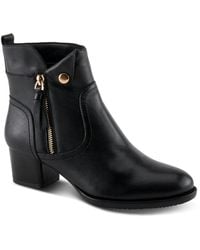 Spring Step - Azura Nazca Leather Ankle Bootie - Lyst