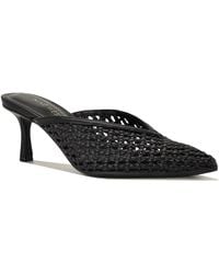 Nine West - Amelli Woven Kitten Heel Mules Pumps - Lyst