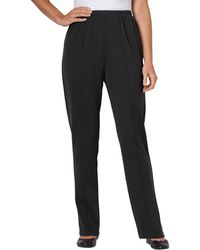 Woman Within - Within The Hassle-free Elastic-waist Soft Knit Pant - Lyst