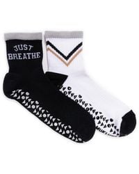 Muk Luks - Studio Socks 2 Pair Pack Quarter Crew - Lyst