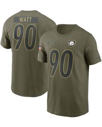 Nike - T.j. Watt Pittsburgh Steelers 2025 Salute To Service Name Number T-shirt - Lyst