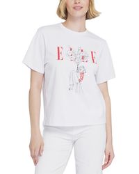 Elle Collection - Flowers Graphic Tee T-shirt - Lyst