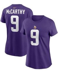 Nike - J.j. Mccarthy Minnesota Vikings 2024 Nfl Draft First Round Pick Name Number T-shirt - Lyst