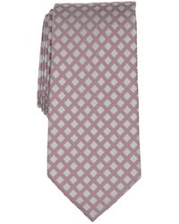 Michael Kors - Binguey Grid Pattern Slim Tie - Lyst