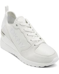 DKNY - Cait Wedge Sneaker - Lyst
