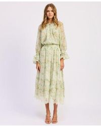 En Saison - Paloma Crewneck Blouse Maxi Skirt - Lyst
