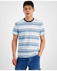 Sun & Stone - Sun + Stone Felix Short Sleeve Crewneck Striped T-shirt - Lyst