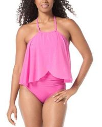 Coco Reef - Quartz Mesh Underwire Tankini Top Impulse High Waist Bikini Bottoms - Lyst