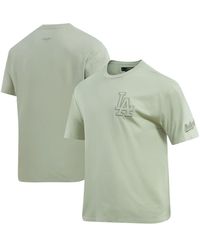 Pro Standard - Los Angeles Dodgers Neutral Cj Dropped Shoulders T-shirt - Lyst
