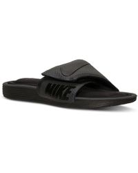 Nike Synthetic Men S New York Giants Benassi Solarsoft Slides In