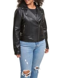 Levi's - Faux Leather Classic Motorcycle Jacket - Lyst