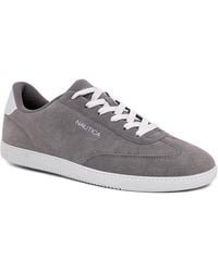 Nautica - Iod Lace Up Court Sneakers - Lyst